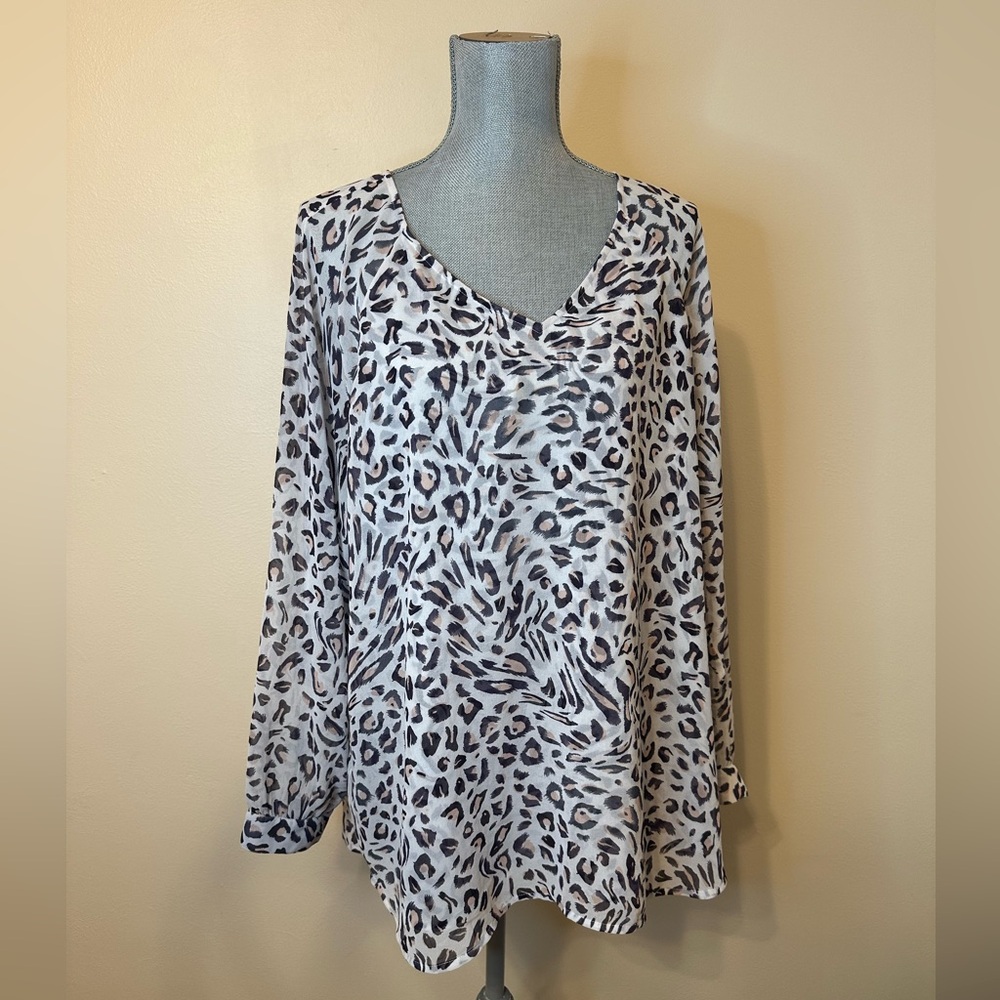 Cabi Print Blouse